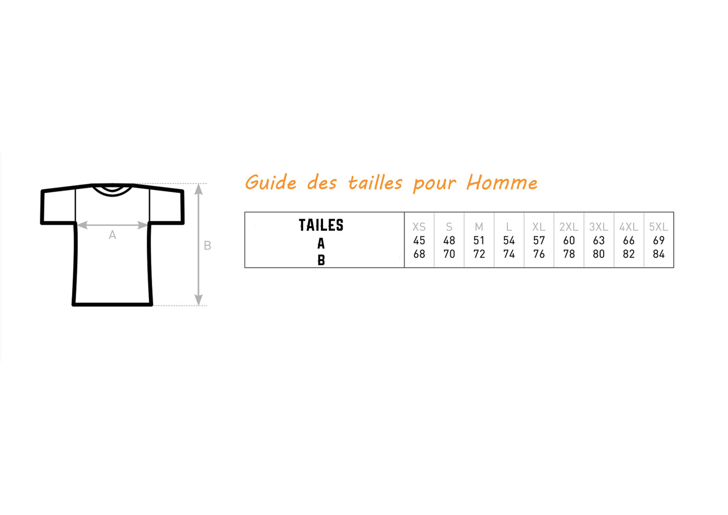 Tee-Shirt HOMME et FEMME "PEACE AND LOVE"