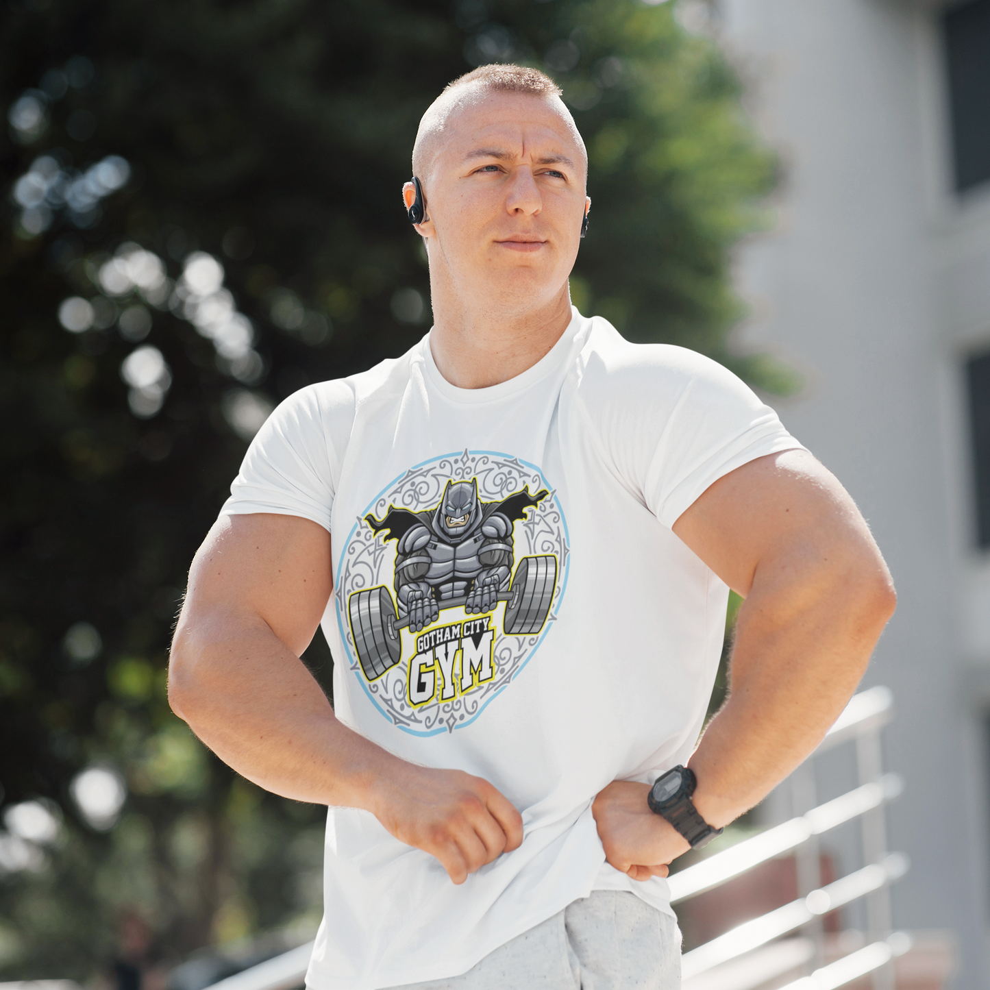 Tee-Shirt Homme Gotham City Gym