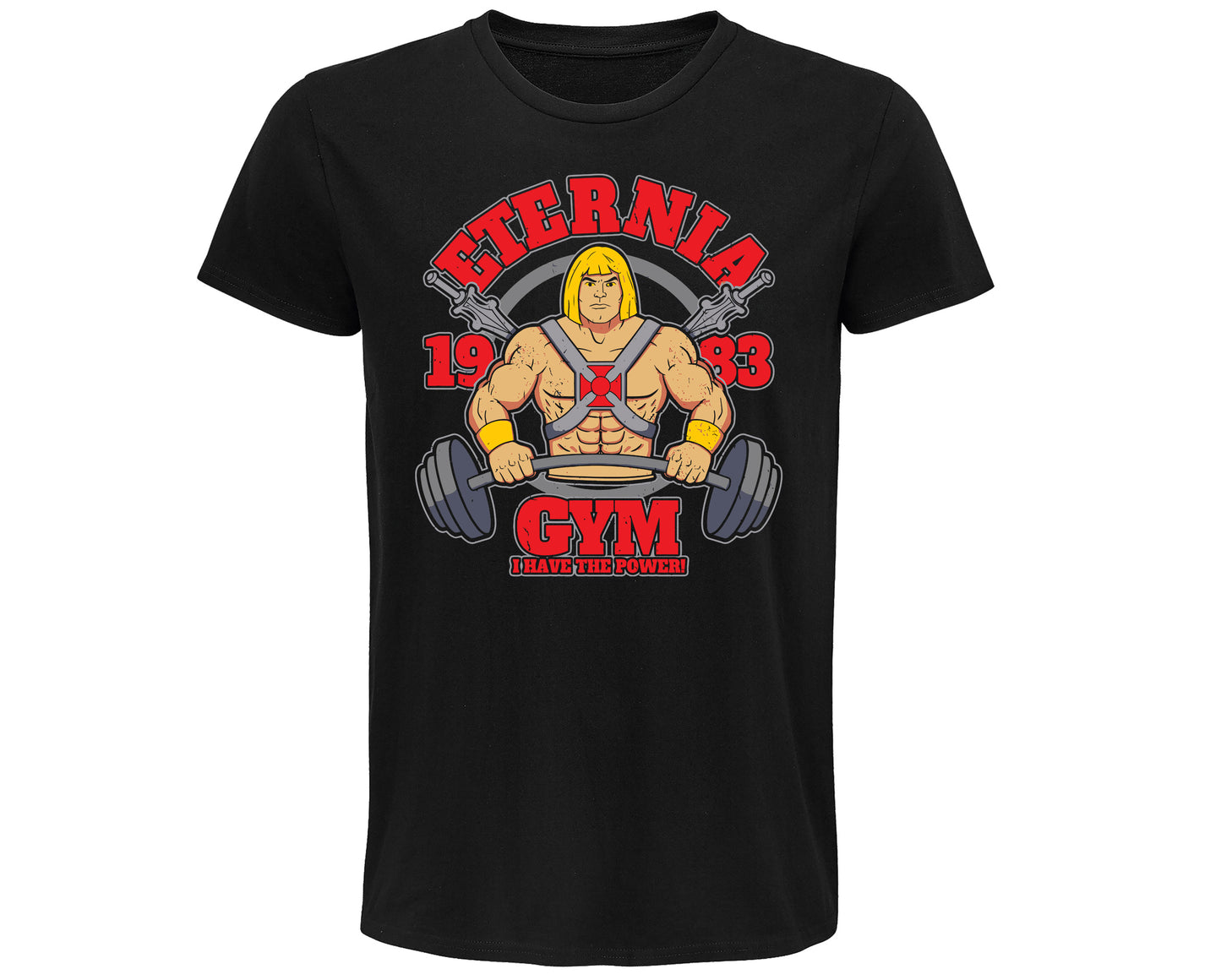 Tee-Shirt Homme He-Man Musclor Eternia Gym