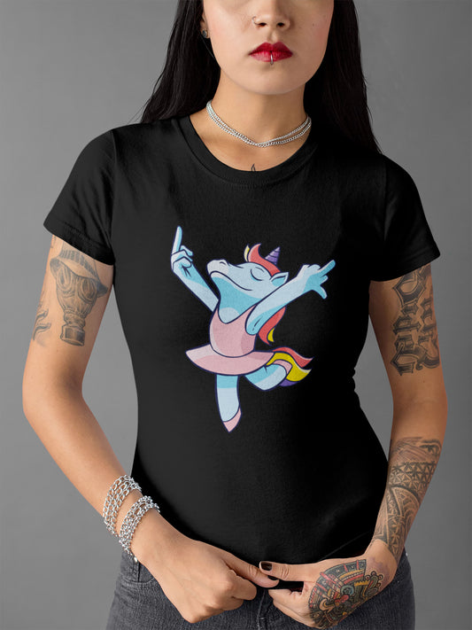 Tee-Shirt Femme " Licorne Danseuse "